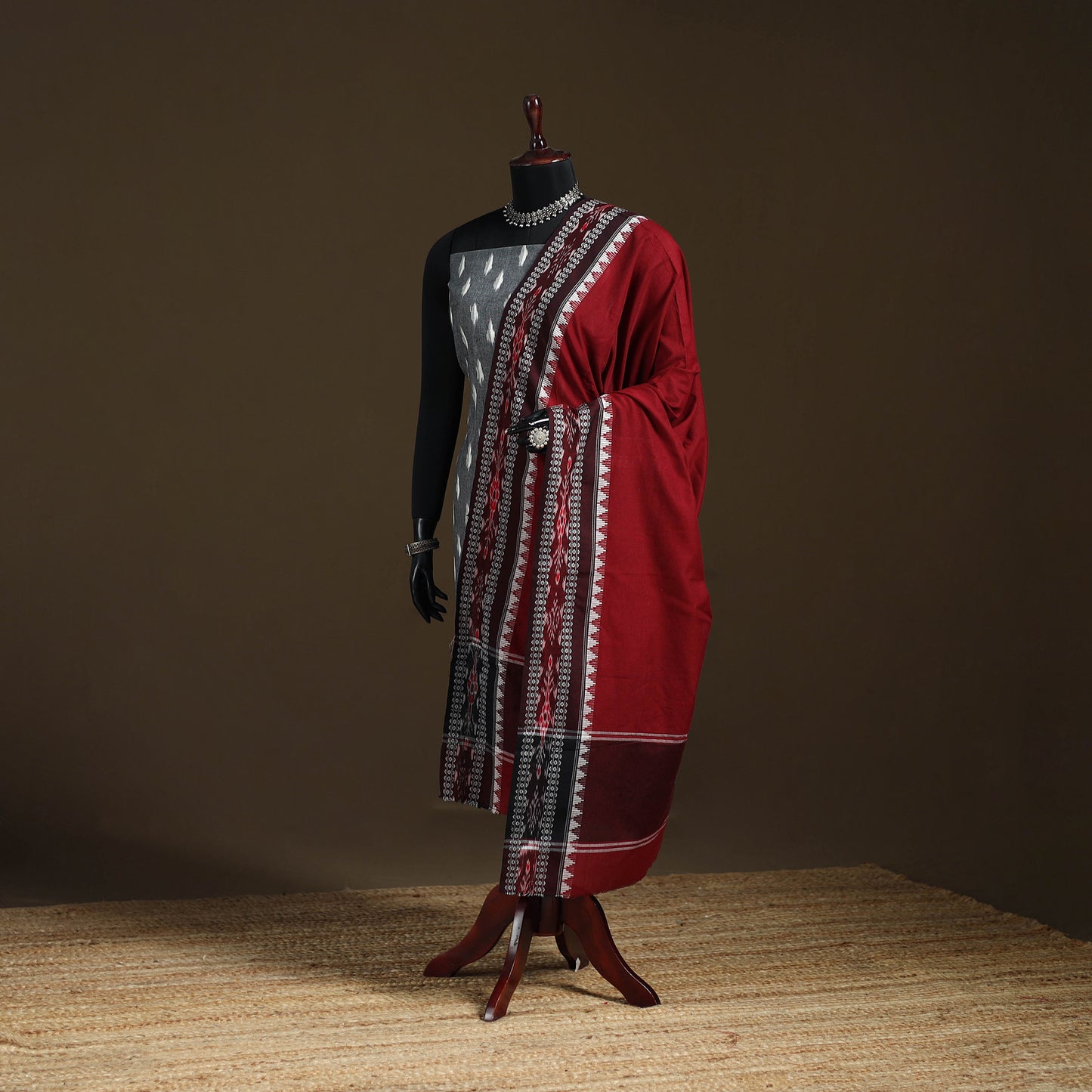 Sambalpuri Ikat Cotton Dupatta from Odisha 20