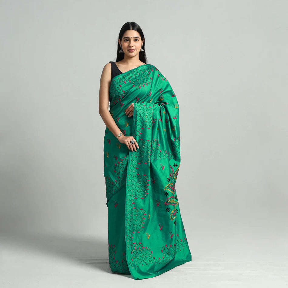 Kantha sarees