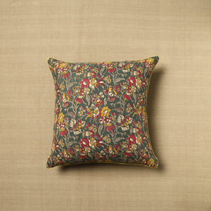 Green - Kalamkari Printed Cushion Cover 31