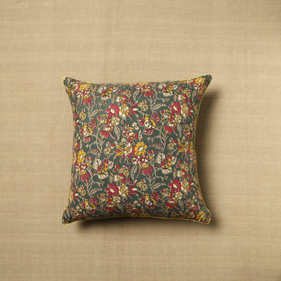 Green - Kalamkari Printed Cushion Cover 31