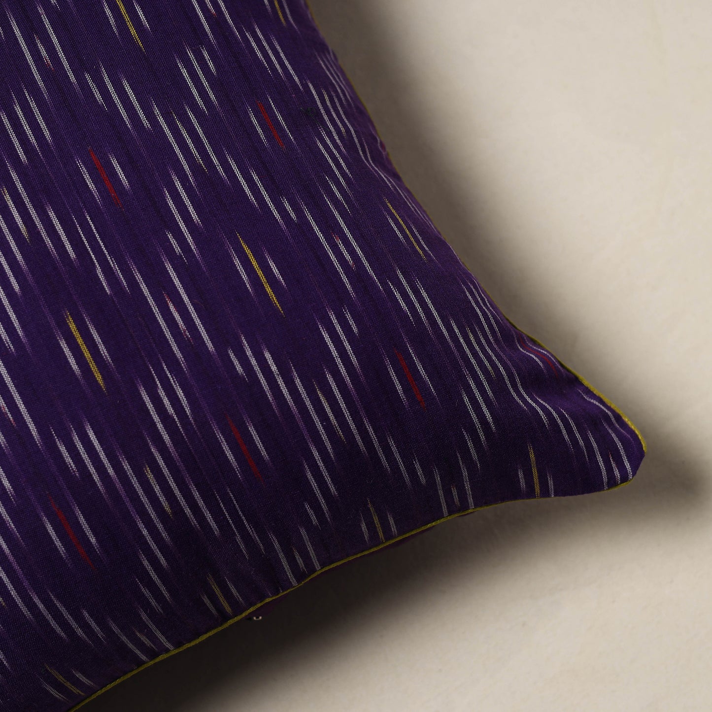 Pochampally Ikat Weave Cushion Cover (16 x 16 in) 08