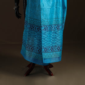 Sanganeri Hand Block Print Chanderi Silk Dupatta 57