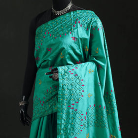 Hand Embroidered Silk Saree 28