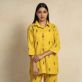Buy Jacquard Cotton Top & Pyjama Night Suit Set Online at iTokri.com