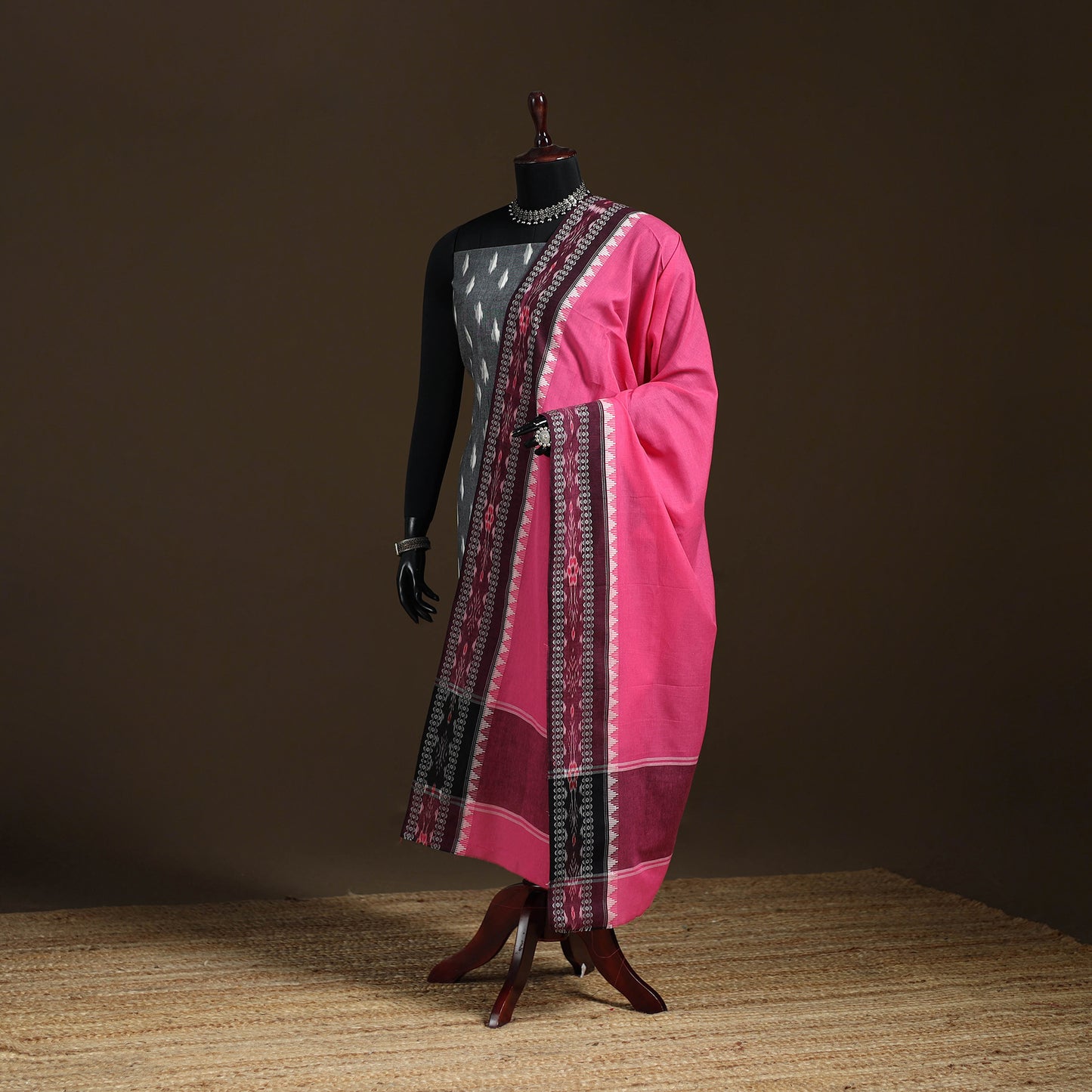 Sambalpuri Ikat Cotton Dupatta from Odisha 22