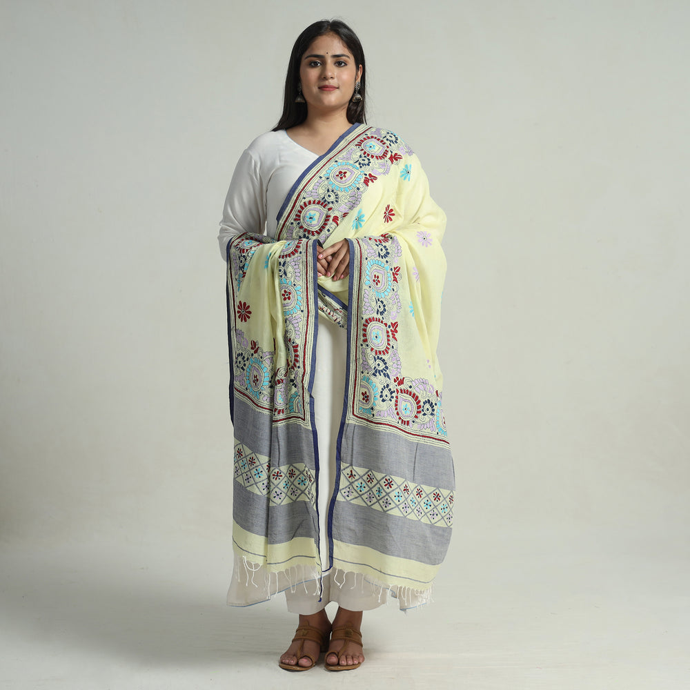 Kantha Embroidery Dupatta