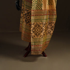 Sanganeri Hand Block Print Chanderi Silk Dupatta 58