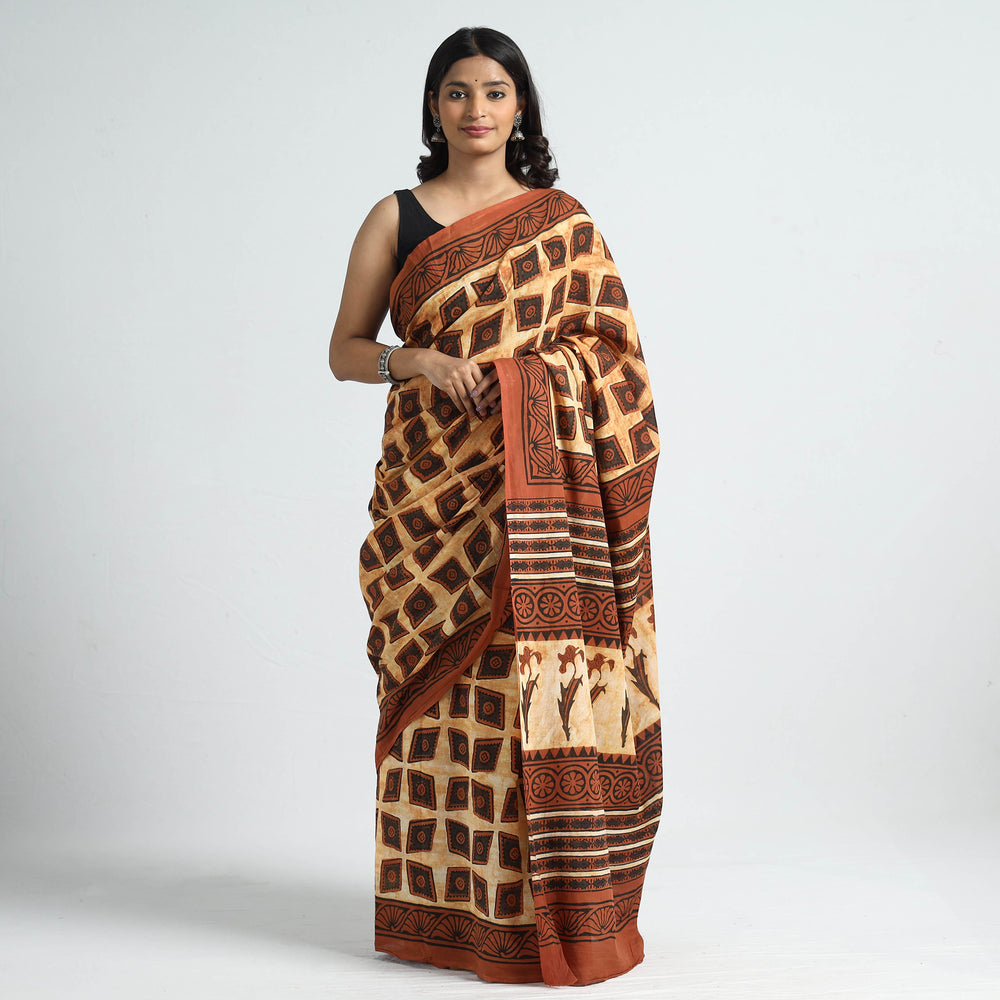 Bagru Saree