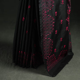 Hand Embroidered Silk Saree 29