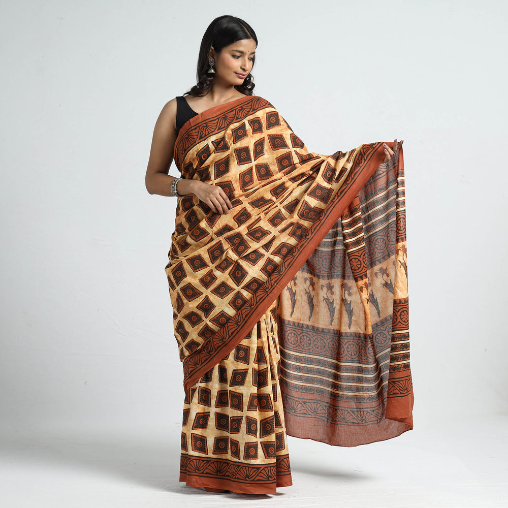 Bagru Saree