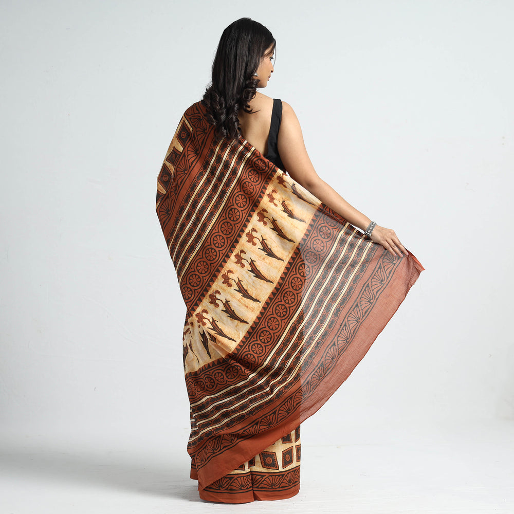 Bagru Saree