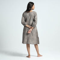 block printed cotton dress