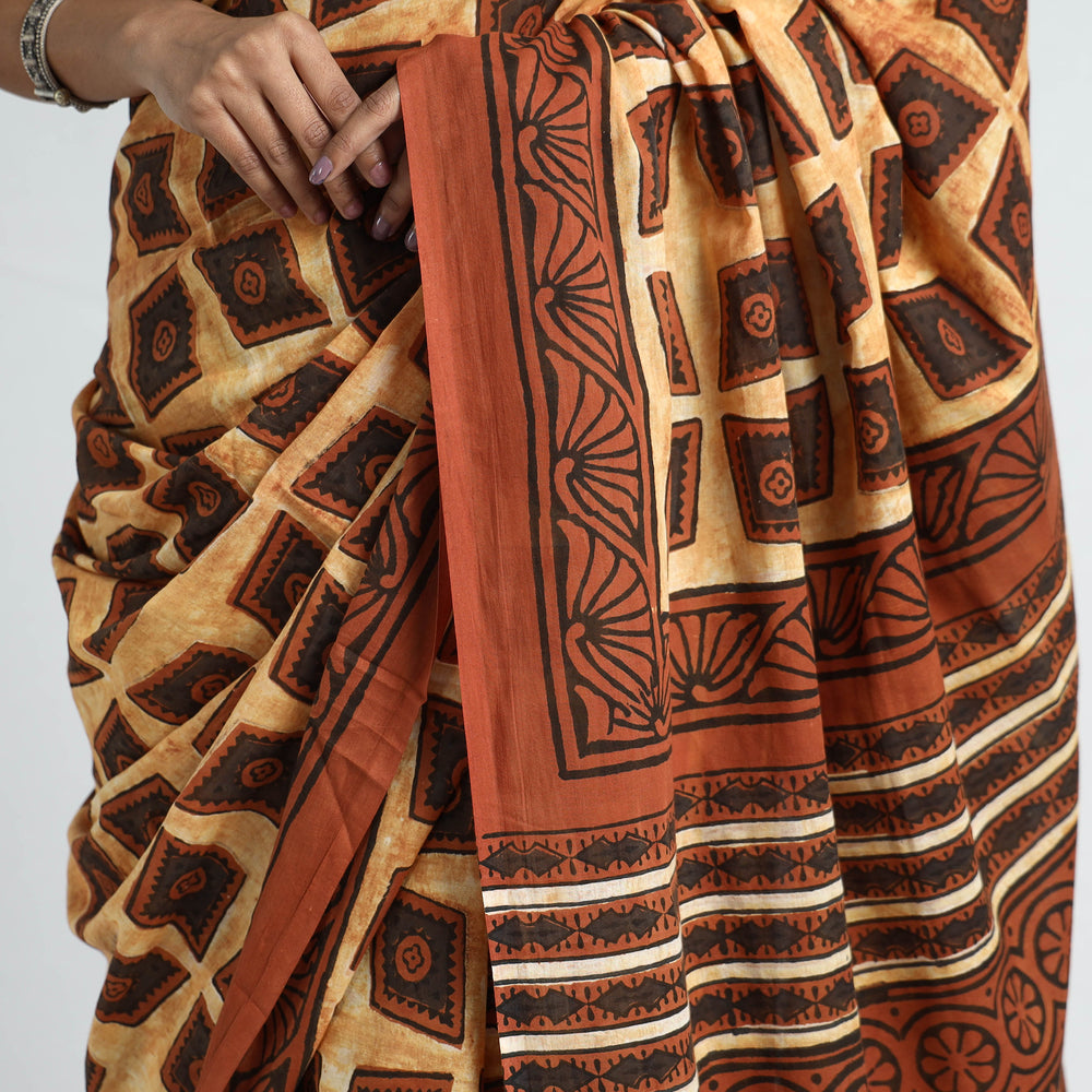 Bagru Saree