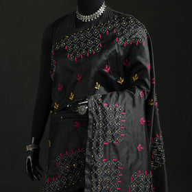 Hand Embroidered Silk Saree 30