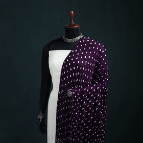 Kutch Lagdi Patta Border Modal Silk Bandhani Dupatta 01