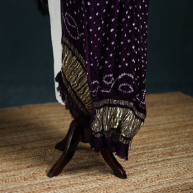 Kutch Lagdi Patta Border Modal Silk Bandhani Dupatta 01