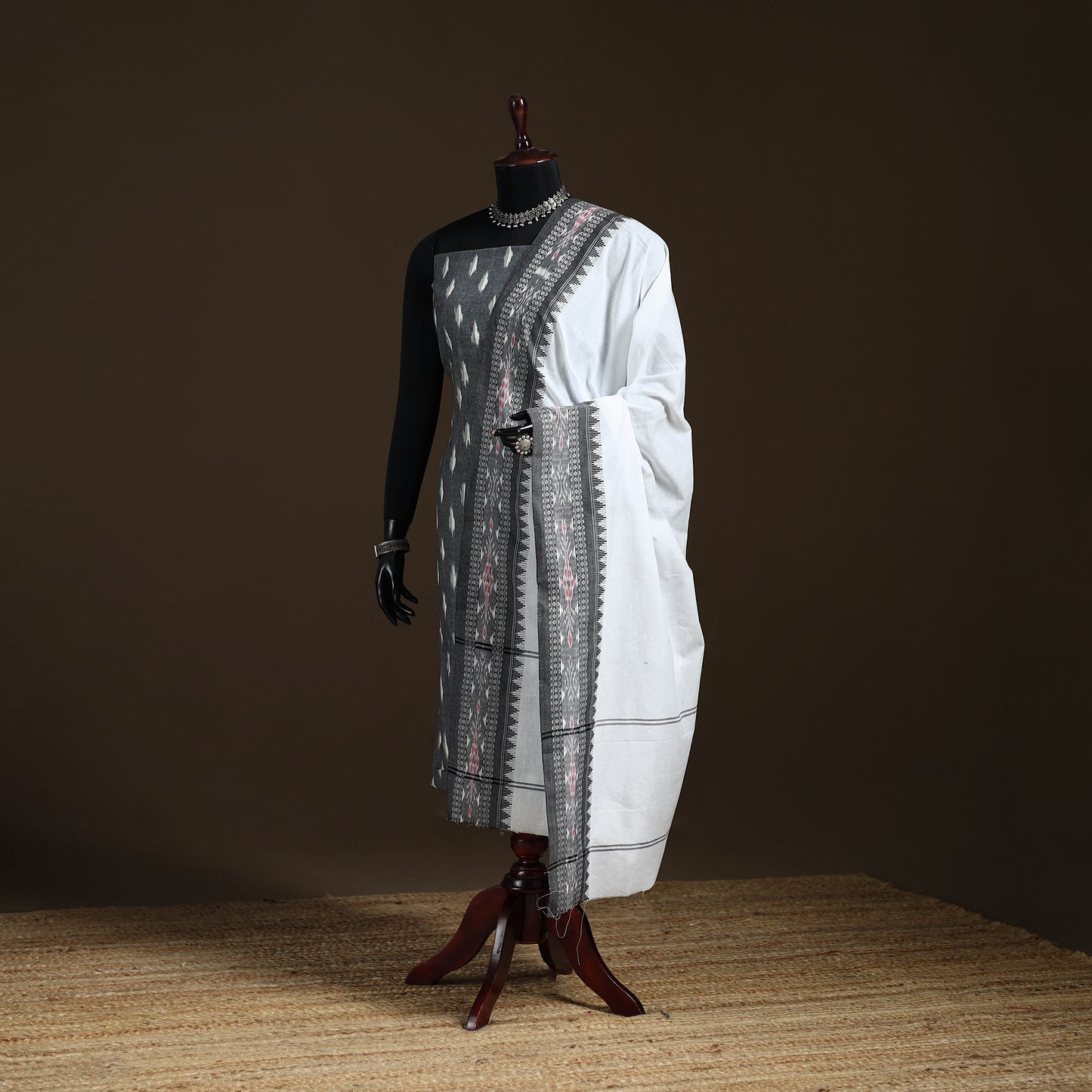 Sambalpuri Ikat Cotton Dupatta from Odisha 25