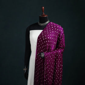 Kutch Lagdi Patta Border Modal Silk Bandhani Dupatta 02