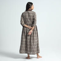 block printed cotton dress