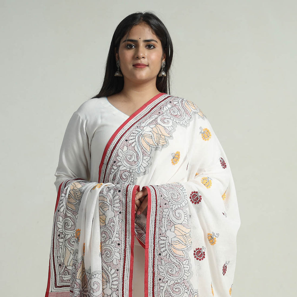 Kantha Embroidery Dupatta