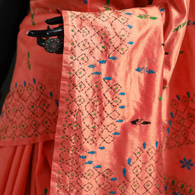 Hand Embroidered Silk Saree 31