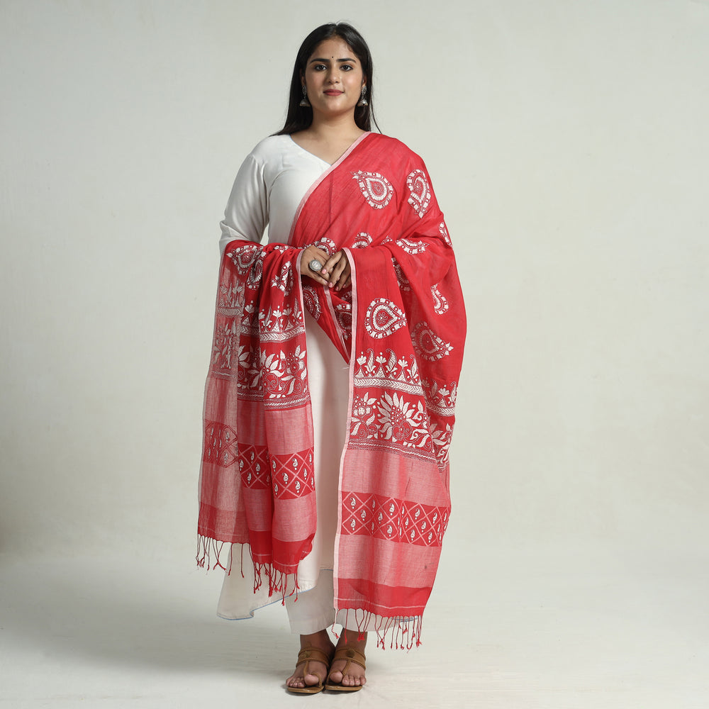 Kantha Embroidery Dupatta