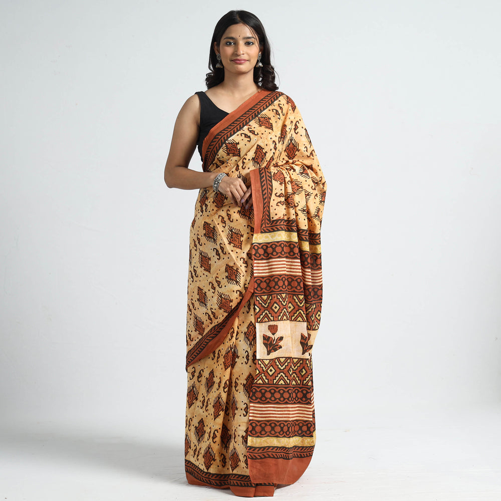 Bagru Saree