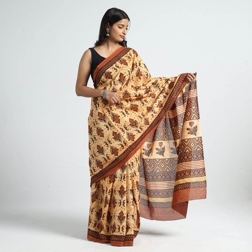 Bagru Saree