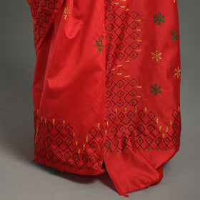 Bengal Nakshi Kantha Embroidery Silk Saree