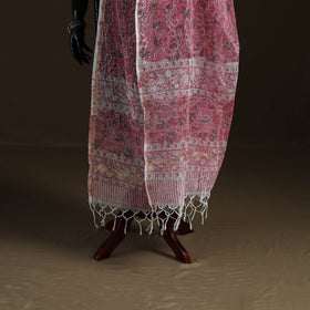 Sanganeri Hand Block Print Kota Doria Cotton Dupatta 63