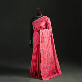 Hand Embroidered Silk Saree 32