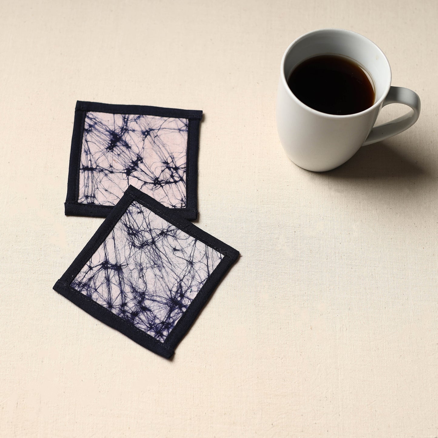 Handmade Cotton Coasters (Set of 2)