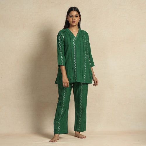 jacquard night suit