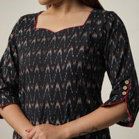 Pochampally Ikat Kurta Set 