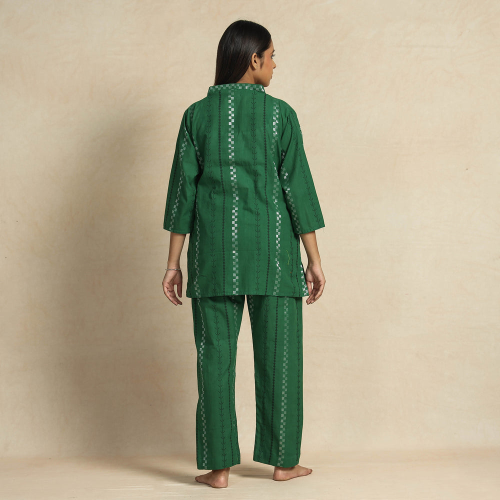 jacquard night suit