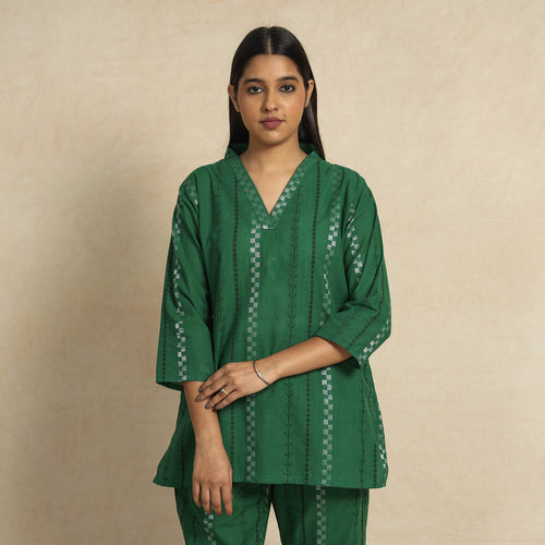 jacquard night suit