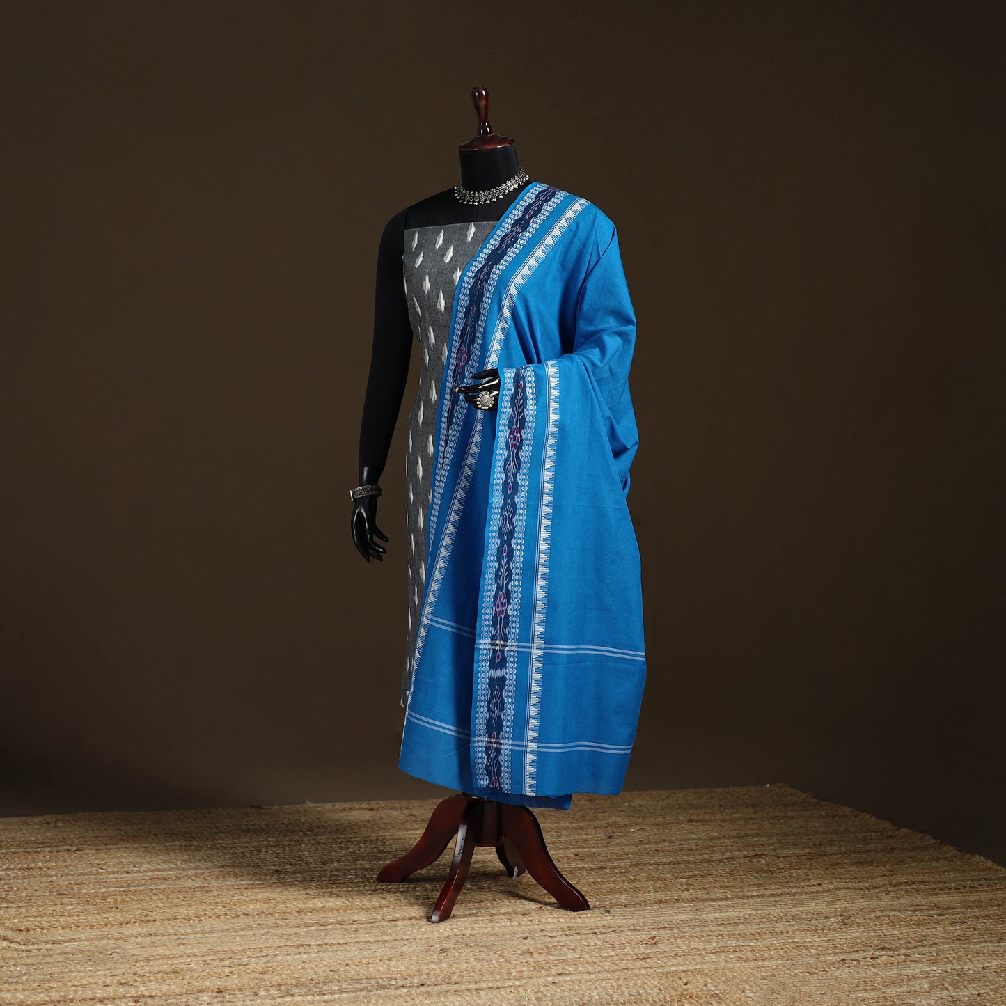 Sambalpuri Ikat Cotton Dupatta from Odisha 27