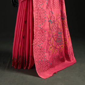 Hand Embroidered Silk Saree 32