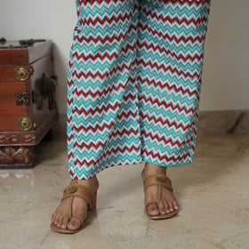 Buy Sanganeri Block Printed Cotton Kurta with Palazzo Set 04 Online l iTokri.com
