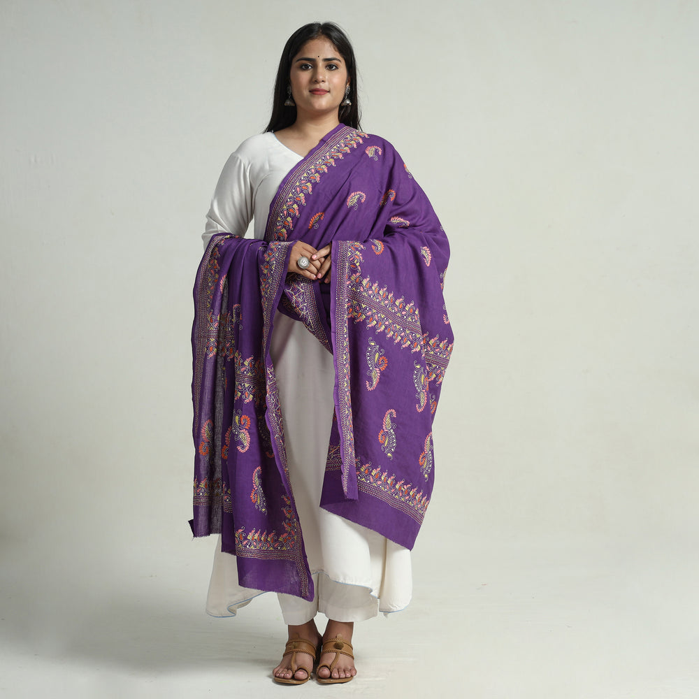 Kantha Embroidery Dupatta