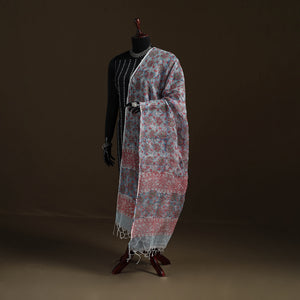 Sanganeri Hand Block Print Kota Doria Cotton Dupatta 65