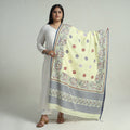  Bengal Kantha Embroidery Cotton Handloom Dupatta 107 