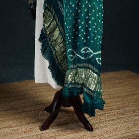 Kutch Lagdi Patta Border Modal Silk Bandhani Dupatta 05