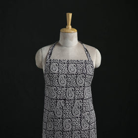 Bagh Hand Block Print Cotton Apron with Pocket 06