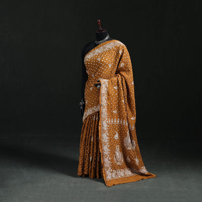 Kutch Bandhani Tie-Dye Cotton Saree 03