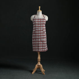 Bagh Hand Block Print Cotton Apron with Pocket 07