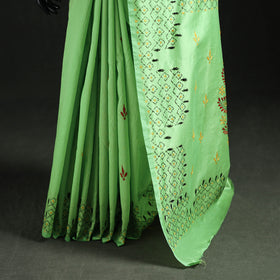 Hand Embroidered Silk Saree 34