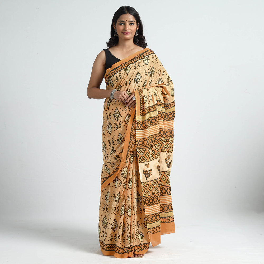 Bagru Saree