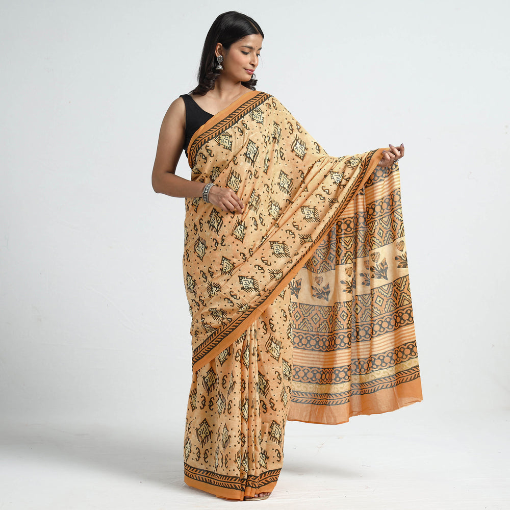 Bagru Saree