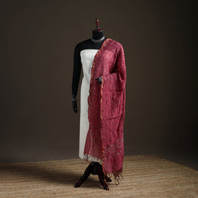 Kutch Bandhani Dupatta in Chanderi Silk 02